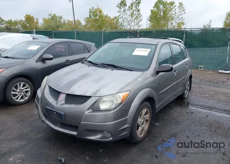 2003 Pontiac Vibe из США, поврежденный, VIN 5Y2SL62803Z479039